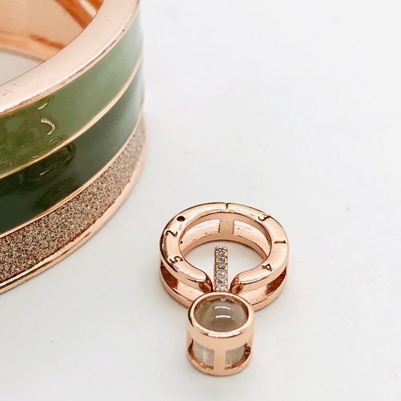 Vintage Microscopic Love Pendant & Glitter Bracelet - Picture 12 of 16